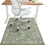 36"x60" Office Chair Mat for Hardwood Tile Floor, Under Desk Carpet Protector by BESBLEE