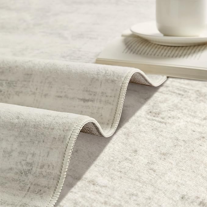 Latte&Fog Washable 2x6 Runner Rug - Image 6