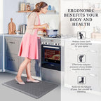 HappyTrends Kitchen Mat Cushioned Anti-Fatigue Kitchen Rug, 17.3"x 28" - Image 6