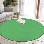 Machine Washable Modern Round Area Rug, Room Sofa Yoga Soft Round Carpet - Image 5
