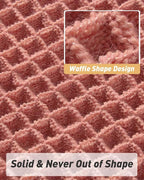 AMOAMI Upgraded Waffle Bath Mat, Super Absorbent Non Slip Bath Mats - Image 5