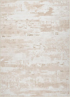 DCX Abstract Area Rug 8x10, Washable Beige Brown Modern Rug - Image 9