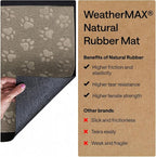 GORILLA GRIP 100% Waterproof All-Season WeatherMAX Doormat 35x23, US Designed - Image 6