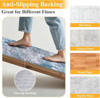 HEBE Washable Hallway Runner Rug 2'x 5' Non Slip Kitchen Rugs Runner, Low Pile - Image 3