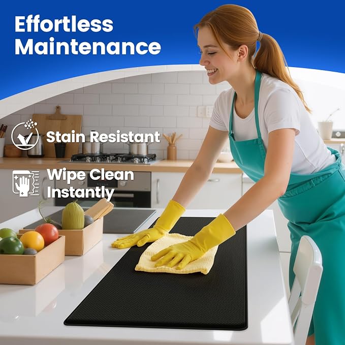 KitchenClouds Kitchen Mats for Floor, Non Slip Anti Fatigue Mats for Floor - Image 6