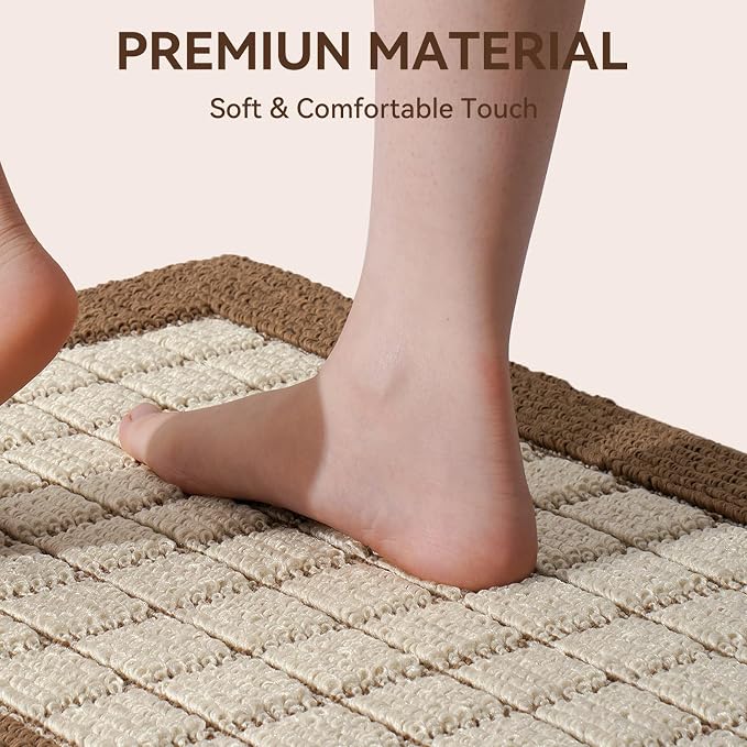Kitchen Mats for Floor 17"x47", Non-Slip Washable Kitchen Rugs, Absorbent and - Image 5
