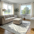 BESTSWEETIE Area Rug 9x12 Rug Machine Washable Non-Slip Low Pile Print Pattern by BESTSWEETIE