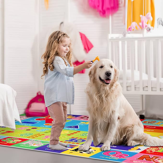 5X7 ABC Kids Rugs for Playroom - Image 8