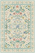 Rugxara Floral Rug for Living Room Bedroom, 8x10 Area Rugs, Large Non Slip Low - Image 9
