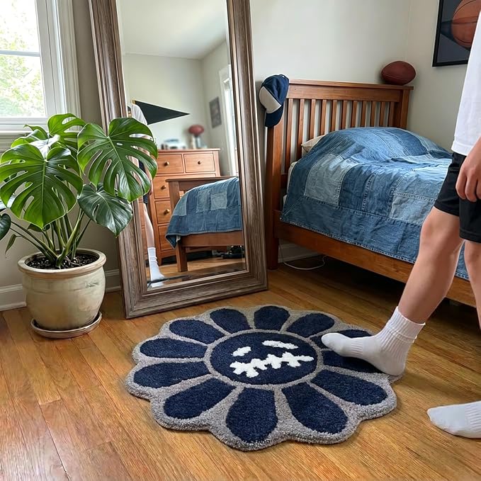 Trippy Happy Face Rug Cool Rugs Tufted Quick Dry Bath Mats - Image 6