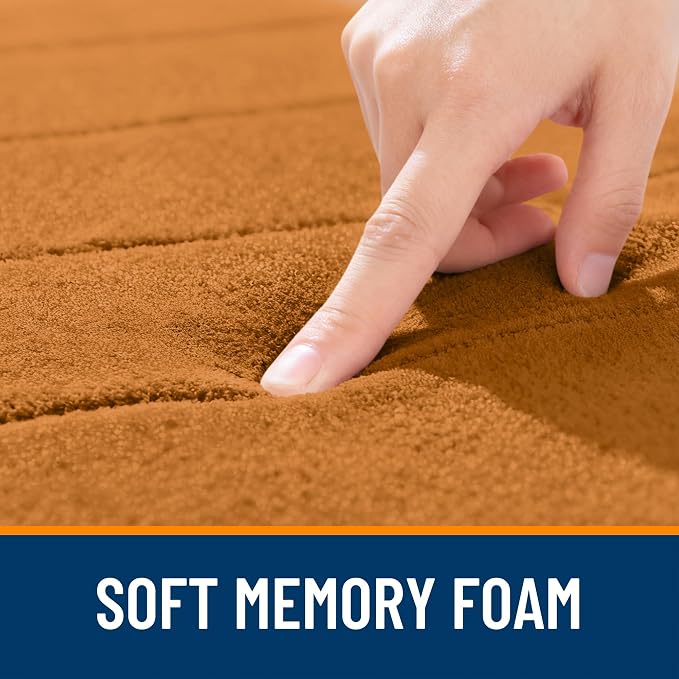 OLANLY Memory Foam Long Bathroom Rugs Runner 59x20, Super Soft Absorbent Bath - Image 5