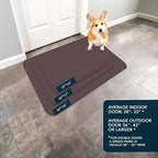 Ultra Thin Door Mat Indoor Entrance, 1/10 in Thin Door Mats - Image 7