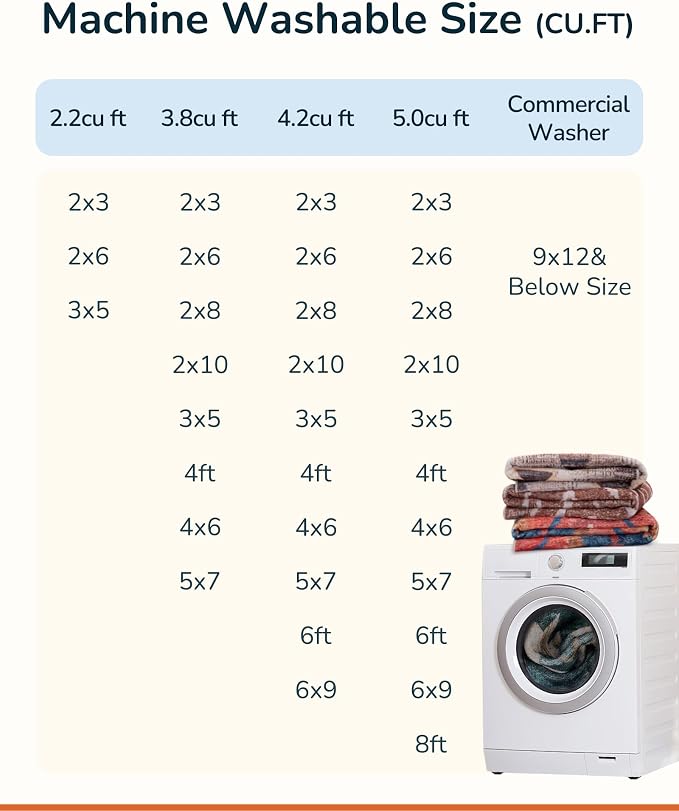 BESTSWEETIE Area Rug 8x10 Rug Machine Washable Non-Slip Low Pile Print Pattern - Image 6