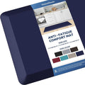 KitchenClouds Kitchen Mat Cushioned Anti Fatigue Kitchen Rug 0.8inch Waterproof by KitchenClouds