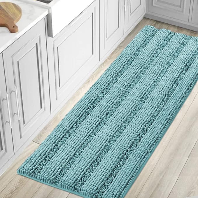 H.VERSAILTEX Bathroom Rugs Bath Mat Runner Rug Non Slip Kitchen Rug Extra Long by HVERSAILTEX