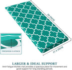 WISELIFE Kitchen Mat Cushioned Anti-Fatigue Kitchen Rug, 17.3"x 39", Non Slip - Image 2