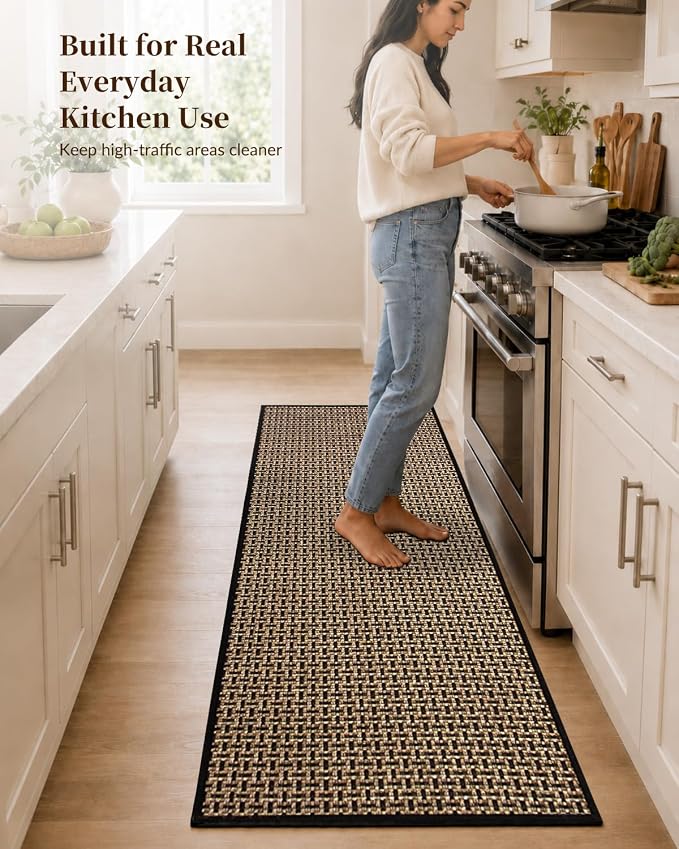 eqivei Kitchen Runner Rug, Island Walkway, Hallway or Laundry Room - Image 5