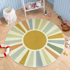 STARUIA Boho Round Rug 4 Ft Washable Area Rug by STARUIA