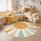 LIVEBOX Washable Boho Rug 6ft Large Round Rug - Image 7