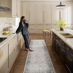 Washable Kitchen Rug Runners for Hallways: 2'6"x8' Bedroom Rug Non Slip - Image 8
