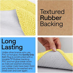 GORILLA GRIP Bath Rug Mat 60x24, Thick Soft Absorbent Chenille, Quick Dry - Image 3