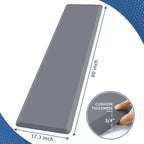 KitchenClouds Kitchen Mat Cushioned Anti Fatigue Kitchen Rug 0.8inch Non Slip - Image 2
