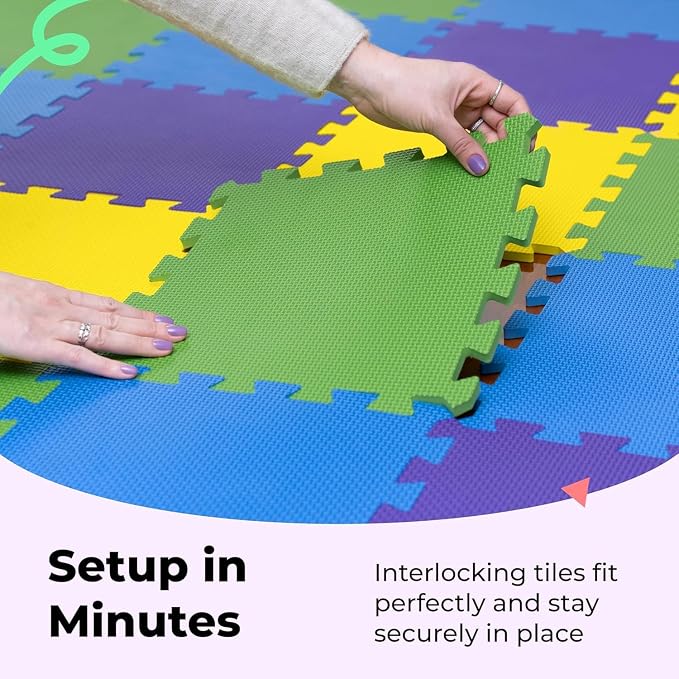 MioTetto Baby Play Mat, Soft Foam Floor Tiles - Image 6