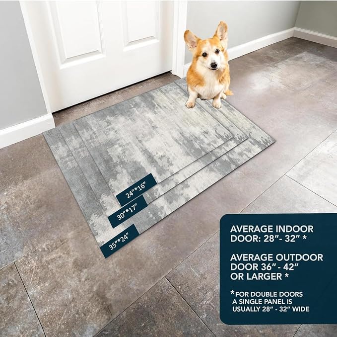 Ultra Thin Door Mat Indoor Entrance, 1/10 in Thin Door Mats - Image 7