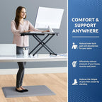 KitchenClouds Kitchen Mat Cushioned Anti Fatigue Rug 17.3"x28" Waterproof Non - Image 4