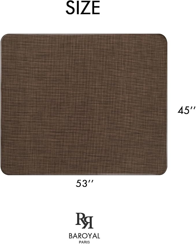 BARoyal Office Chair Mat for Hardwood Floor Under Desk Computer Rolling Chair - Image 6