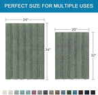 H.VERSAILTEX 2 Piece Bathroom Rugs Bath Mats Sets Super Absorbent Chenille - Image 2