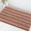 H.VERSAILTEX Bath Mats for Bathroom Non Slip Extra Thick Chenille Striped Bath by HVERSAILTEX
