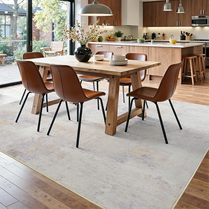 4x6 Ft Area Rugs for Living Room, Soft Non-Slip Washable Rugs Modern Abstract - Image 9