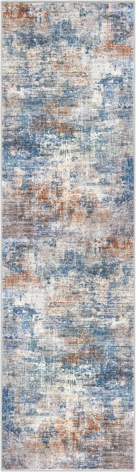 IOHOUZE Abstract Runner Rug 2x7 Ft Washable Runners - Image 10