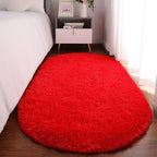 LOCHAS Bedroom Rug 2.6' x 5.3', Soft Oval Throw Rugs Carpet - Image 3
