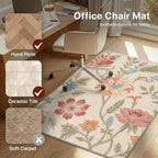 36"x60" Office Chair Mat for Hardwood Tile Floor, Under Desk Carpet Protector - Image 3
