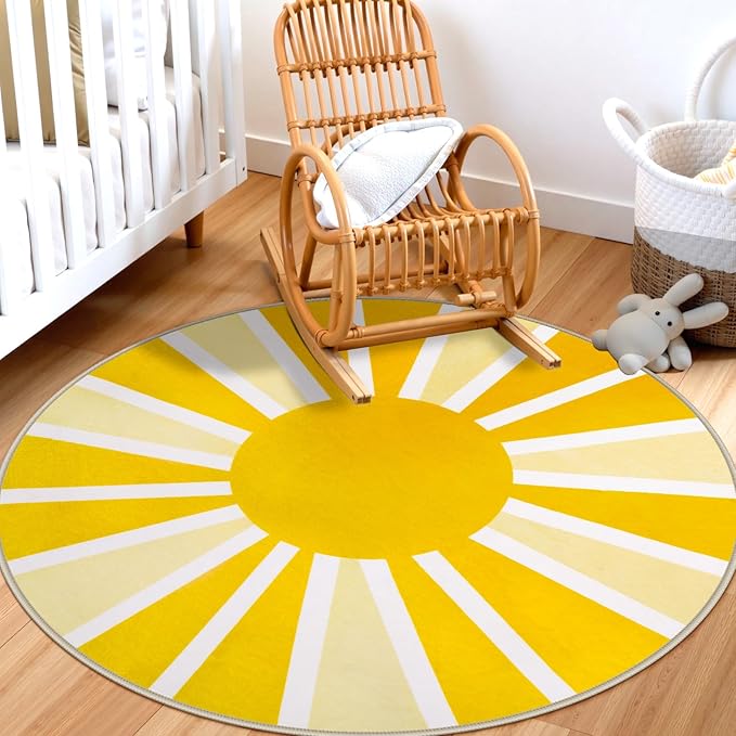 Lahome Round Area Rugs 5Ft - Image 6