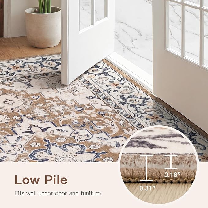 Lofus 4x6 Area Rugs for Living Room, Washable Area Rug, Rugs for Bedroom - Image 6