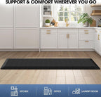 Mattitude 4/5 Inch Thick Kitchen Mat Cushioned Anti-Fatigue Floor Mat Water - Image 7