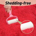 Mugorn Red Rugs for Living Room, 5x7 Large Fluffy Area Rugs for Bedroom - Image 3