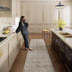 Washable Runners for Hallways Kitchen Rug: 2'x6' Runner Rugs Stain Resistant - Image 7