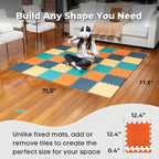 MioTetto Baby Play Mat, Soft Foam Floor Tiles - Image 2