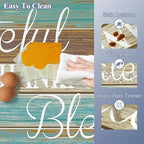 HEBE Anti Fatigue Kitchen Mat Set of 2 Non Slip Cushioned Kitchen Mats - Image 5