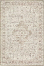Rugxara 5X7 Washable Area Rug for Living Room, Vintage Neutral Large Boho Rugs - Image 9