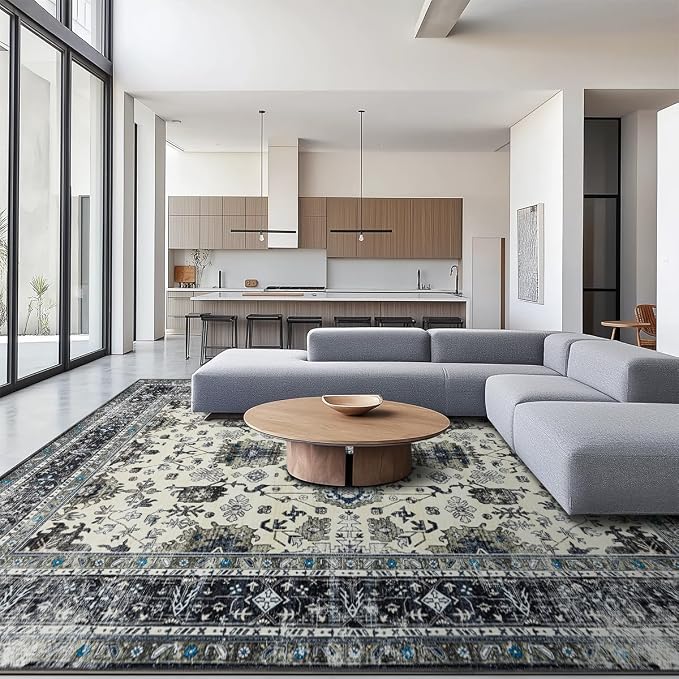 Ruaruarug Washable Area Rug 8x10 by Ruaruarug