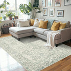 Rugxara Washable Area Rug for Living Room, Vintage Boho Rugs for Office - Image 2