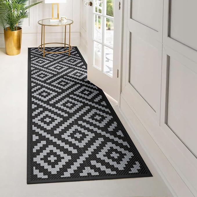 GENIMO Outdoor Rugs 2.5'x8' Waterproof, Reversible Mats, Outdoor Area Rug - Image 2