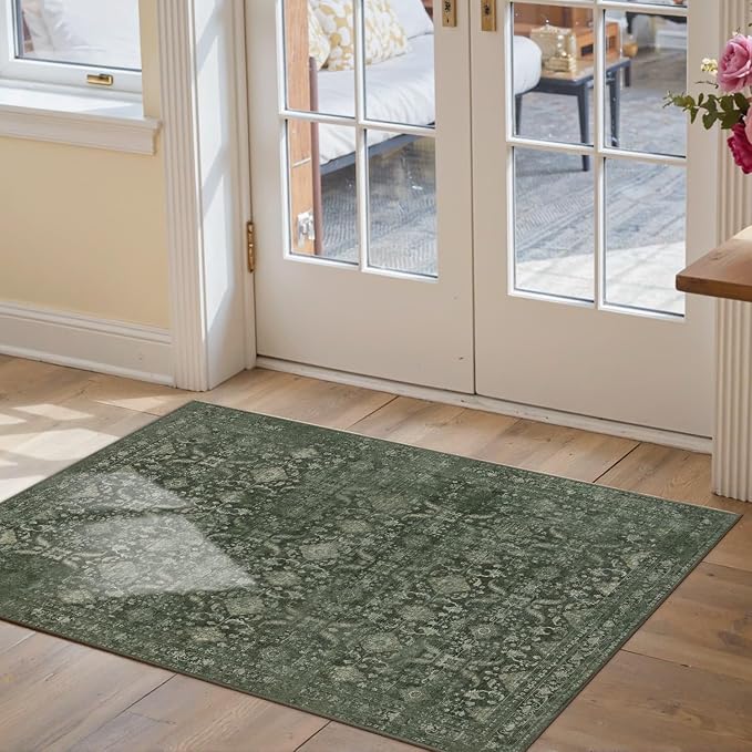 Rugxara Entryway Rug Door Mat, Washable Samll 2x3 Rug, Non Slip Area Rugs - Image 2