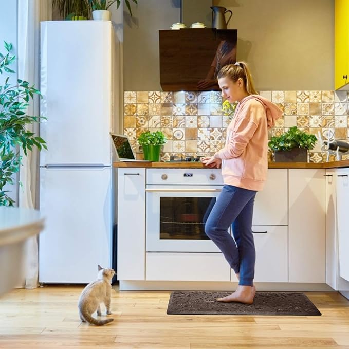 KMAT Kitchen Mat Cushioned Anti-Fatigue Floor Mat Waterproof Non-Slip Standing - Image 6