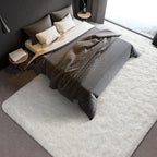 BENRON Soft Fluffy Rugs for Living Room 8 x 10 Cream White, Extra Large Area - Image 5